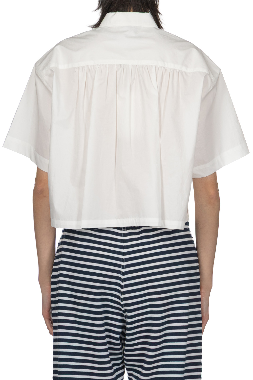 nicholson & nicholson - ODETTE-POPLIN Top - White
