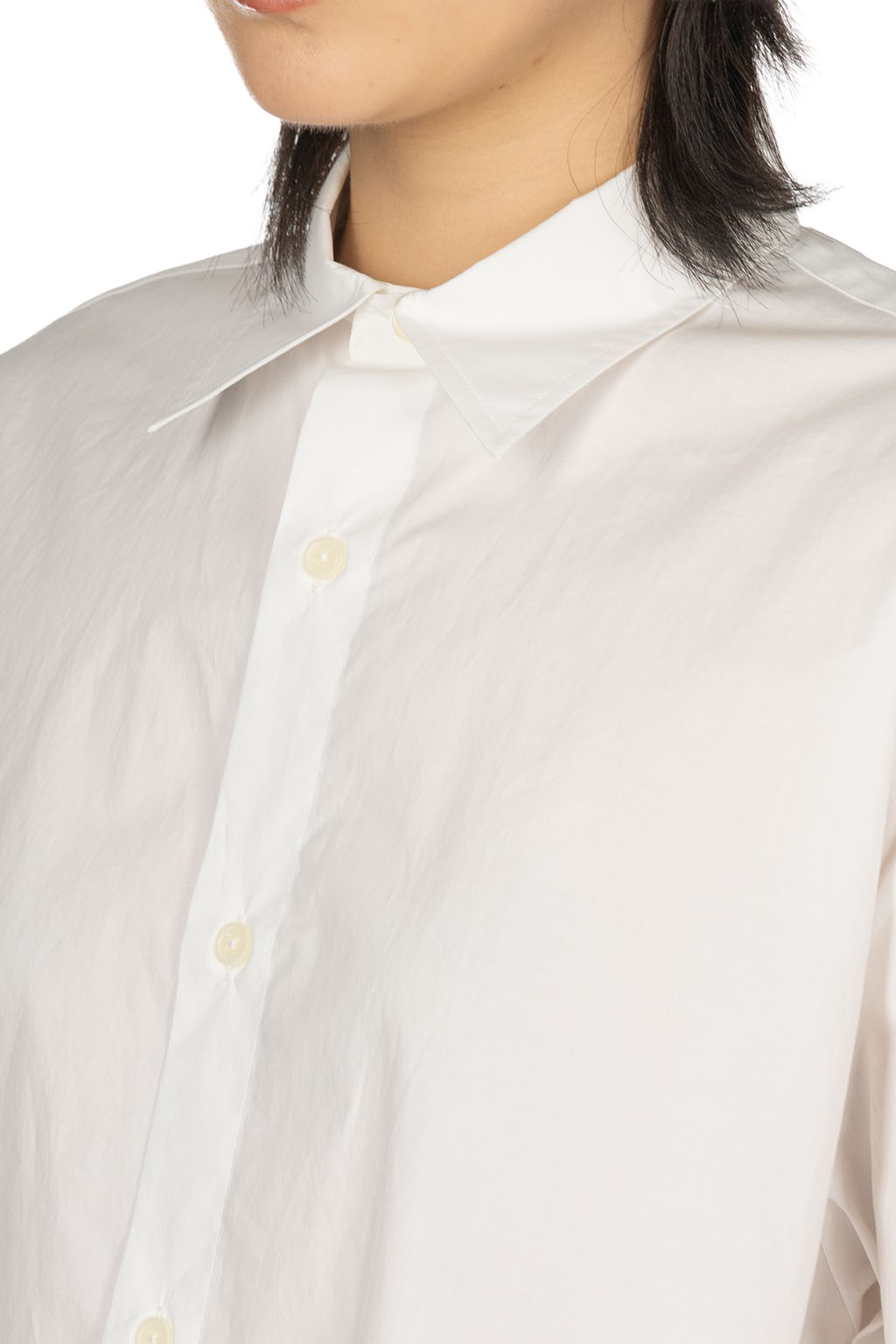 nicholson & nicholson - ODETTE-POPLIN Top - White