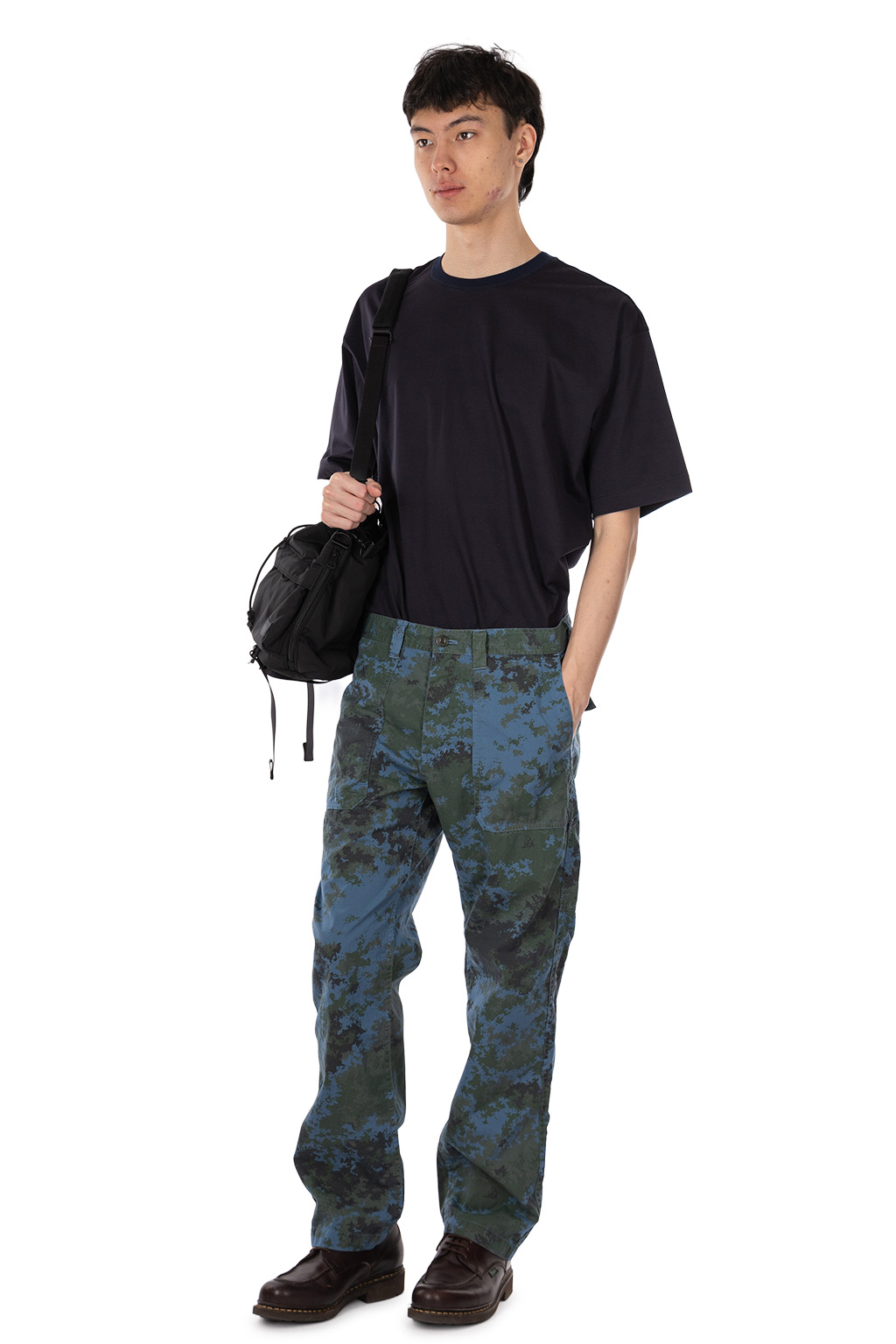 ts(s) - Fatigue Pants - Garment Dye Camo Print - Blue