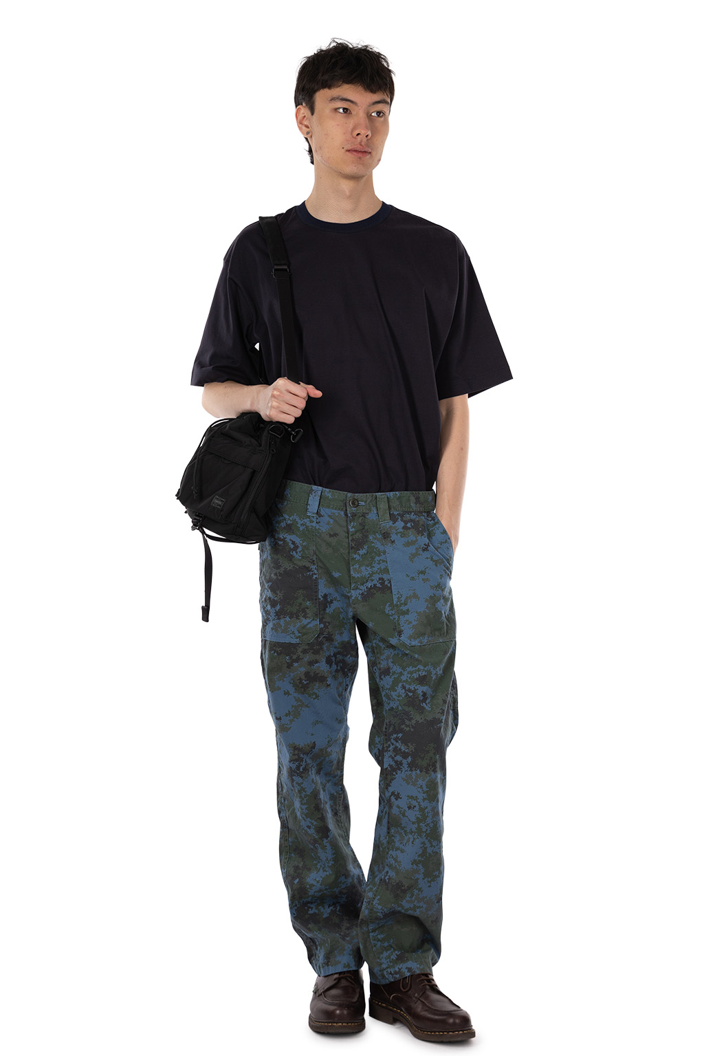 ts(s) - Fatigue Pants - Garment Dye Camo Print - Blue