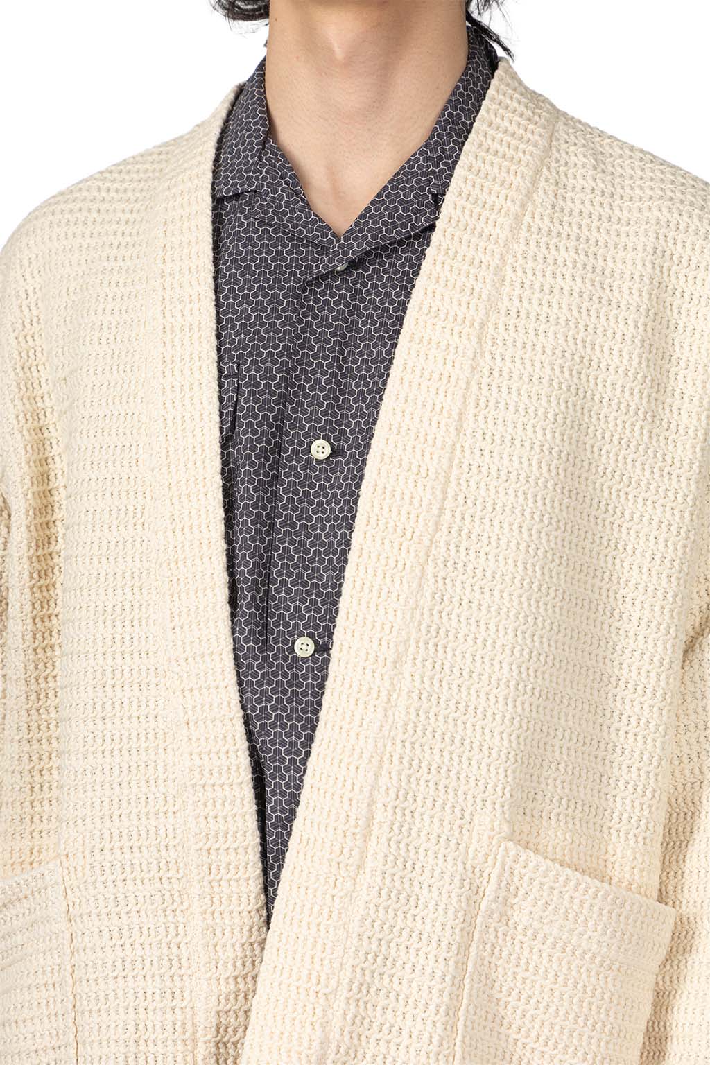ts(s) - Lined Easy Cardigan-Cream
