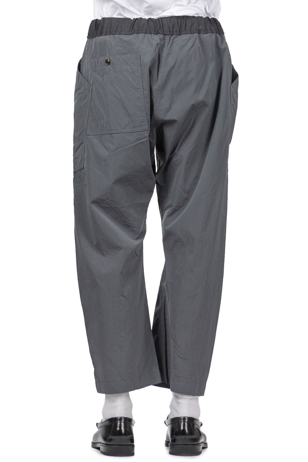 ts(s) - Loose Fit Cropped Pants- Charcoal