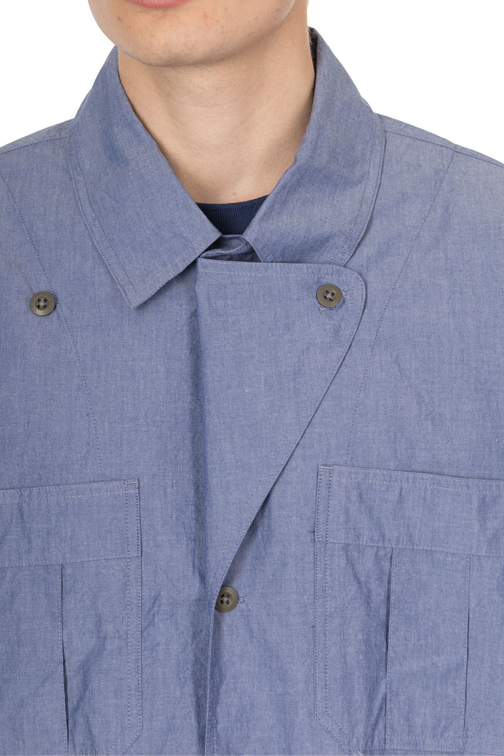 ts(s) - Military Shirt Jacket - Chambray