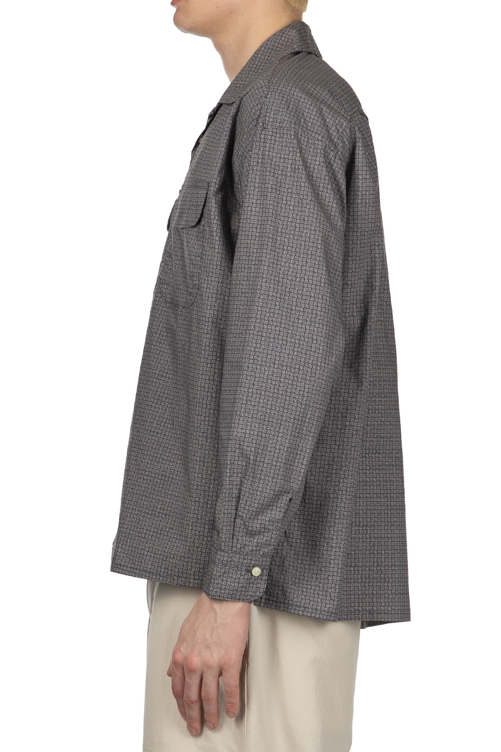 ts(s) - Round Flap Pocket Shirt - Grey
