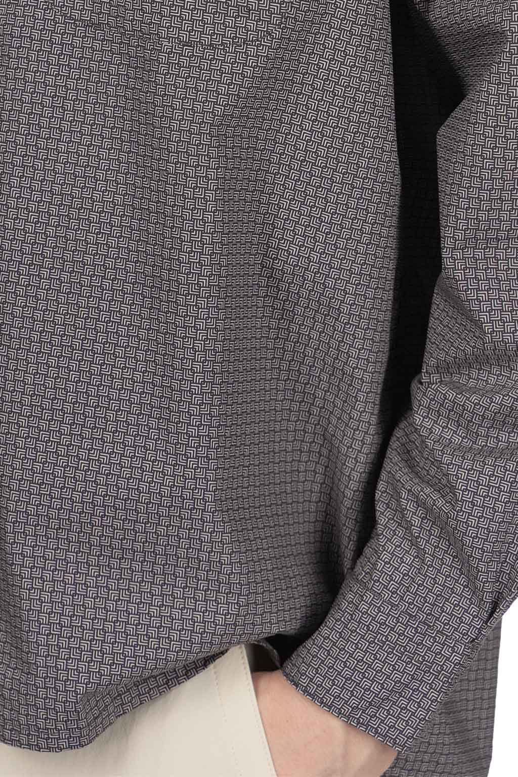 ts(s) - Round Flap Pocket Shirt - Grey