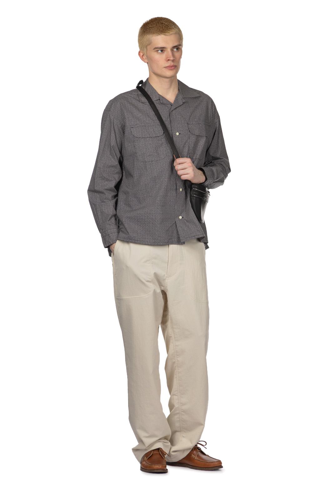 ts(s) - Round Flap Pocket Shirt - Grey